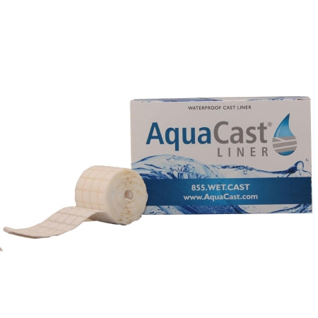 AquaCast - Cast Padding Adhesive / Waterproof 3 Inch X 5-1/2 Foot Polytetrafluoroethylene NonSterile - ACL-3-S