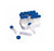 Cardinal Centrifuge Tube Conical Bottom Plain 15 mL Blue Plug Seal Cap Polypropylene Tube - SP3920-80