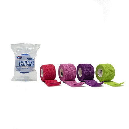 Dukal - Cohesive Bandage 1-1/2 Inch X 5 Yard Standard Compression Self-adherent Closure Assorted Colors NonSterile - 8155AS
