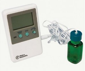 Dynamic Diagnostics - Digital Refrigerator / Freezer Thermometer with Alarm Fahrenheit / Celsius -58° to +158°F (-50° to +70°C) Bottle Probe Door / Wall Mount Battery Operated - 00666411