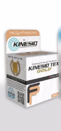 Patterson Medical Supply Kinesio Tex Gold FP Kinesiology Tape Water Resistant Cotton 2 Inch X 103 Foot Beige NonSterile - 81605146