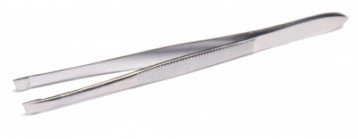 Graham-Field Grafco Tweezers 3-1/2 Inch Stainless Steel NonSterile NonLocking Thumb Handle Straight Fine Point Tips - 1783