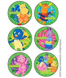 Medibadge Kids Love Stickers 75 Per Unit The Backyardigans Sticker - 1470