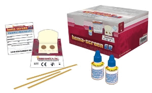Immunostics hema-screen ER XCEL Rapid Test Kit Colorectal Cancer Screening Fecal Occult Blood Test (FOBT) Stool Sample CLIA Waived 100 Tests - HSER-100