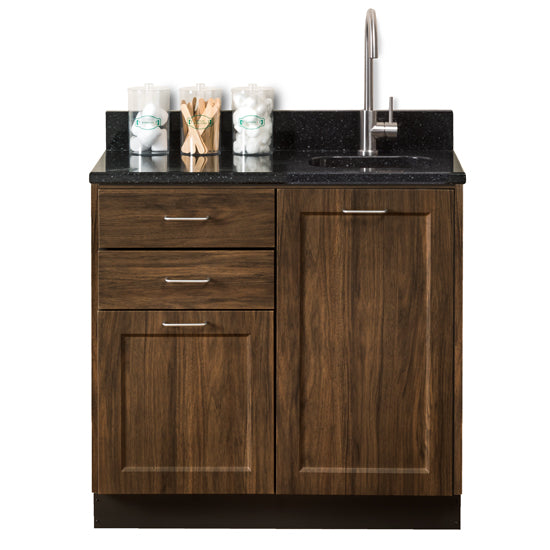 Clinton Industries CABINET, BASE 2DOOR 2DRWR METROPOLIS GRY 36" - 8636-4