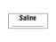 Shamrock - Drug Label Anesthesia Label SALINE _____ White 1/2 X 1 Inch - SA-3217-PRE