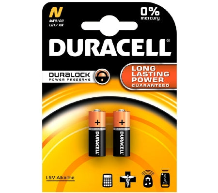 Duracell Duracell Coppertop Alkaline Battery N Cell 1.5V Disposable 2 Pack - N9100B2