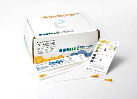 Prolab Diagnostics AmnioTest Rapid Test Kit General Chemistry Amniotic Fluid Test Upper Vaginal Tissue Sample CLIA Moderate Complexity 100 Tests - PL901