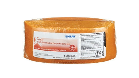 Ecolab OptiPro Neutral Instrument Detergent Solid Concentrate 2.8 lbs. Block Unscented - 6000046