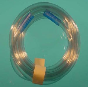 Super-Flex - Aspiration Connector Tubing 12 Foot Length 0.25 Inch I.D. Sterile Female Connector Clear - SFRT