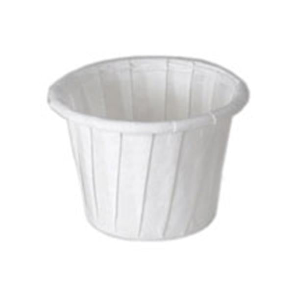 North American Corp Cup Souffle Pleated Paper 0.5 Oz White 20Pk/Case - 180669