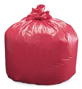 Colonial Bag Corporation Colonial Bag Infectious Waste Bag 3 gal. Red LLDPE 3 X 8 X 14 Inch - HDR1114