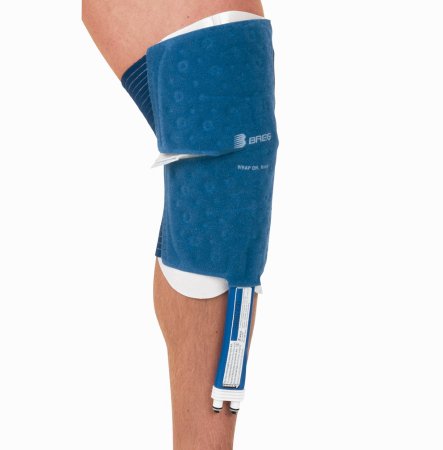 Breg Polar Care Cube with WrapOn Cold Therapy System Knee One Size Fits Most Polyether / Polyurethane Sheet Reusable - 10705