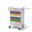 Waterloo Industries - Pediatric Cart Steel 24.5 X 29 X 43.5 Inch Multicolor 16.5 X 22 Inch, Drawer Height: Eight 3 Inch Drawer, One 6 Inch Drawer - UXGLU-9PEDS