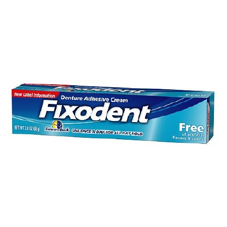 The Palm Tree Group Fixodent Denture Adhesive 2.4 oz. Cream - 7666030002