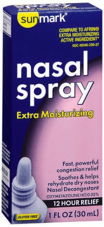 McKesson sunmark Sinus Relief 0.05% Strength Nasal Spray 1 oz. - 49348023127