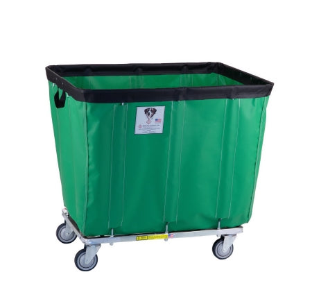 R & B Wire Products Basket Truck 4 Inch Casters / Corner Pattern / Swivel Wheels 4 Inch Casters / Corner Pattern / Swivel Wheels 400 lbs. Vinyl/Nylon Liner - 412SO