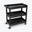 Luxor - Tub Utility Cart 18 X 35-1/4 X 36-1/4 Inch Black - EC111-B