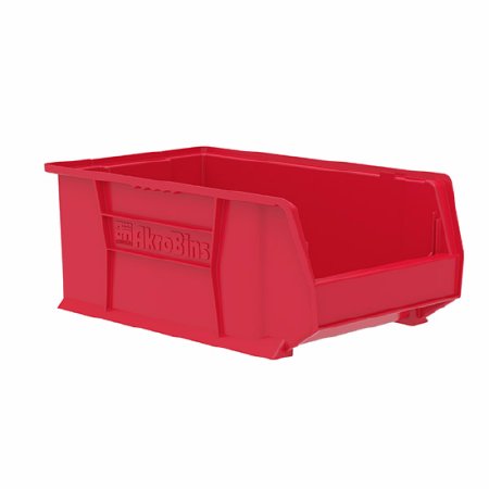 AkroBins Super-Size - Storage Bin Yellow Plastic 8 X 12-3/8 X 20 Inch - 30281YELLO