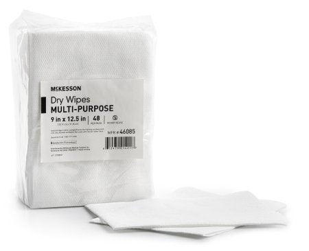 McKesson McKesson Task Wipe Medium Duty White NonSterile 9 X 12-1/2 Inch Disposable - 46085