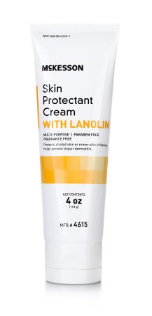 McKesson McKesson Skin Protectant 4 oz. Tube Unscented Cream - 4615