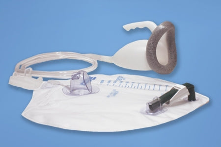 Advantage Urinal Systems Advantage Male Urinal System 2 Liter Drain Bag One Way Valve Single Patient Use - 100