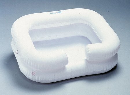Homecare Products Inflatable Shampoo Basin Ez-Shampoo 8 X 22 X 24 Inch White - B1005D
