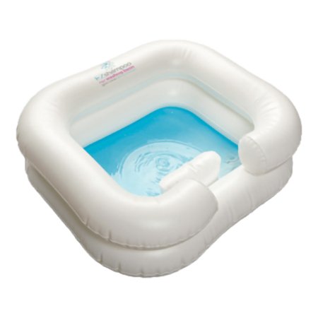 EZ-Shampoo - Inflatable Shampoo Basin 8 X 22 X 24 Inch White - B1005DB