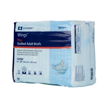Cardinal Wings Adult Incontinent Brief Tab Closure Large Disposable Heavy Absorbency - 63064