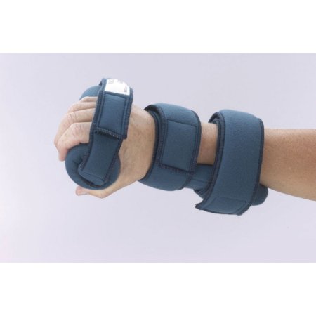 SoftPro Grip - Finger / Thumb Contracture Splint Adult Large Hook and Loop Strap Closure Right Hand Blue - 55477505