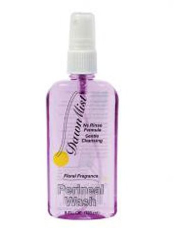 Donovan Industries DawnMist Rinse-Free Perineal Wash Liquid 8 oz. Pump Bottle Floral Scent - PW5194