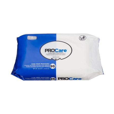 First Quality Personal Wipe Procare Soft Pack Aloe / Vitamin E Scented 96 Count - CRW-096