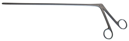 BR Surgical BR Surgical Foreign Body / IUD Removal Forceps Mathieu 8 Inch Surgical Grade Stainless Steel NonSterile NonLocking Finger Ring Handle Straight Serrated Tips - BR66-16820