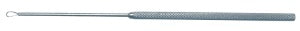 BR Surgical - Ear Curette Billeau 6-1/2 Inch Length Round Knurled Handle 4 X 7 mm Tip Flexible Oval Loop Tip - WG44-18002