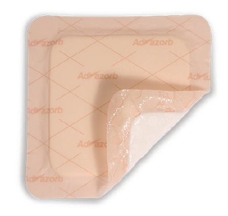 Dukal Advazorb Border Lite Silicone Foam Dressing 5 X 5 Inch Square Silicone Adhesive with Border Sterile - CR4199