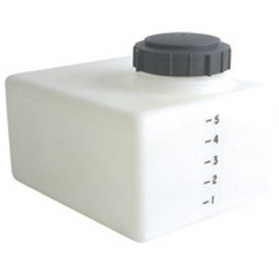 US Plastic Corp. Flat Bottom Heavy Duty Specialty Tank with 5" Lid, 1/2" Outlet 15" L x 11" W x 31" Hgt.