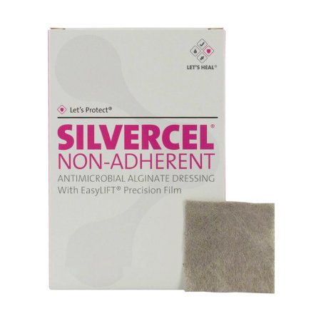 Silvercel Antimicrobial - Silver Alginate Dressing 4 X 8 Inch Rectangle Sterile - 800408