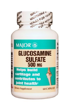 Major Pharmaceuticals Major Joint Health Supplement Glucosamine Sulfate 500 mg Strength Capsule 60 per Bottle - 904529352