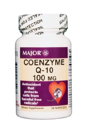 Major Pharmaceuticals Major Dietary Supplement Coenzyme Q-10 100 mg Strength Softgel 30 per Bottle - 904588246