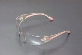 Fisher Scientific PIP Eva Safety Glasses Pink Tint Polycarbonate Lens Pink Frame Over Ear Petite - 19823996