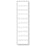 Precision Dynamics - Blank Label Anesthesia Label White Synthetic 1/2 X 1-1/2 Inch - STER-29