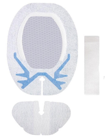 Sorbaview SHIELD - Integrated Securement Dressing Fabric / Film 4-5/8 X 6-1/4 Inch Sterile - SV733UDT