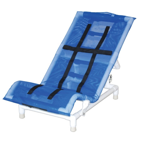 Mjm International Reclining Shower Bath Chair  Pvc Frame 10-1/2 Inch Height - 191-XL