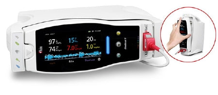 Masimo Corporation Radical-7 Handheld Pulse Co-Oximeter Lethium Ion Battery Audible/Visible - 9500