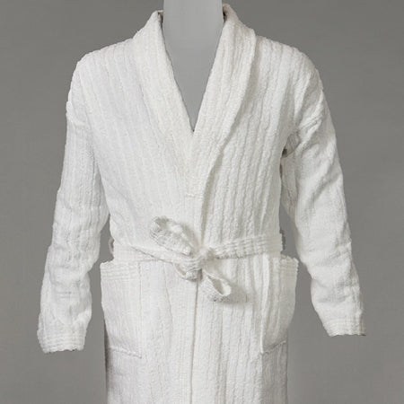 Standard Textile Patient Robe Adult One Size Fits Most White Reusable - 97871200