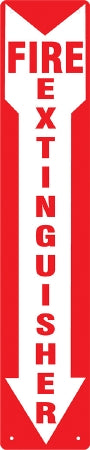 Global - Wall Sign Caution Fire Extinguisher - 815-07426314
