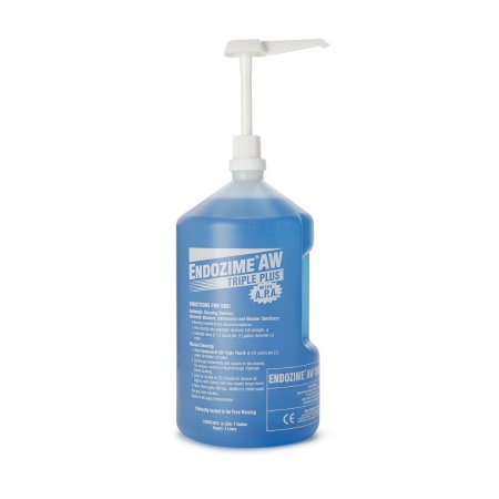 Endozime AW Triple Plus with APA - Multi-Enzymatic Instrument Detergent Liquid 1 gal. Jug Tropical Scent - 34521-27