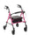 Drive Medical Breast Cancer Awareness 4 Wheel Rollator Pink Adjustable Height Aluminum Frame - RTL10261BC