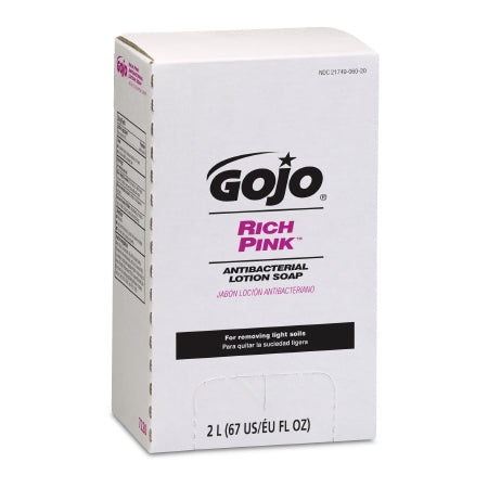 GOJO GOJO Pink Lotion Soap Lotion 2,000 mL Bag-in-Box Floral Scent - 7220-04