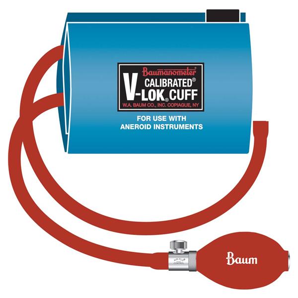 W A Baum Co Inc Inflation System Bp Aneroid Calibrated V-Lok 25-35 Adlt Arm Cmplt Md Blu Ea - 1820ACNL